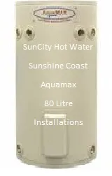 aquamax 80 litre electric hot water heater